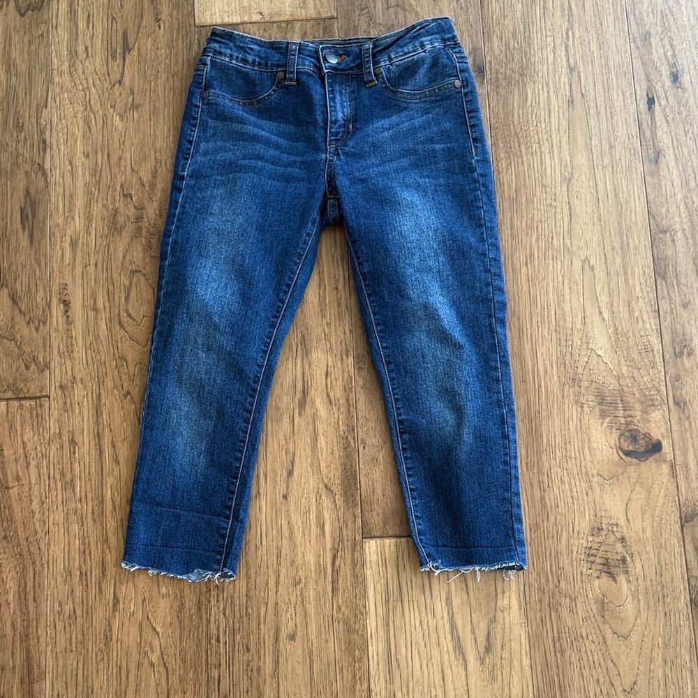 Joe's Jeans Girls Size 12 Dark Blue Cropped Denim